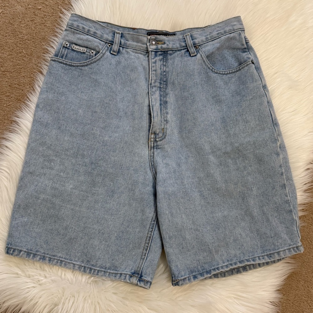 Route 66 90’s Light Denim Women’s Mom Shorts Jorts 13/14